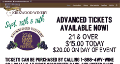 Desktop Screenshot of kirkwood-wine.com